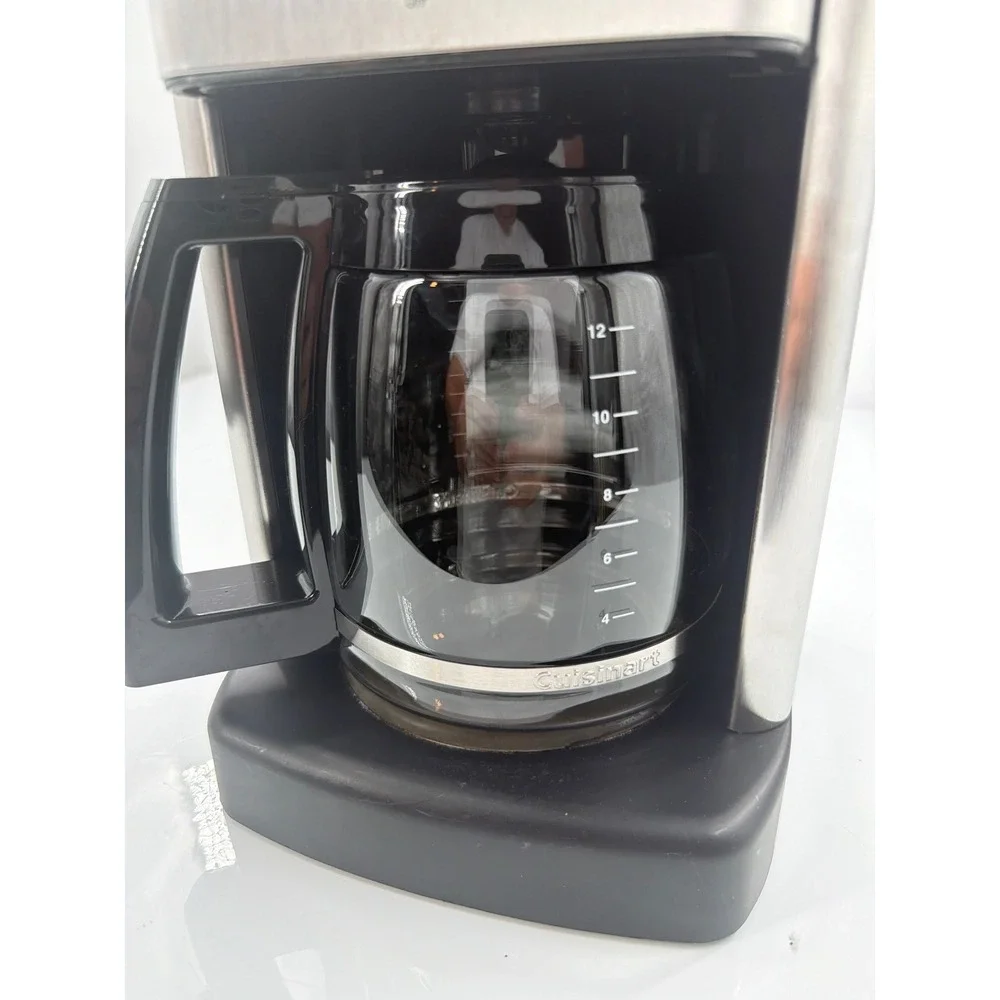 Cuisinart 12 Cup Programmable Coffee Maker Brushed Metal DCC-1200